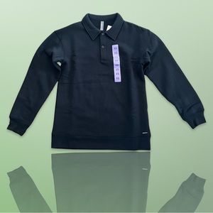 Mondetta Ladies' Collared Fleece Pullover Top size XS